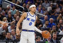 NBA Predictions Today: Best Bets and Player Props for Thursday, February 5 Magic guard Anthony Black surveys the floor against the Cavaliers during the 2025-26 NBA season.