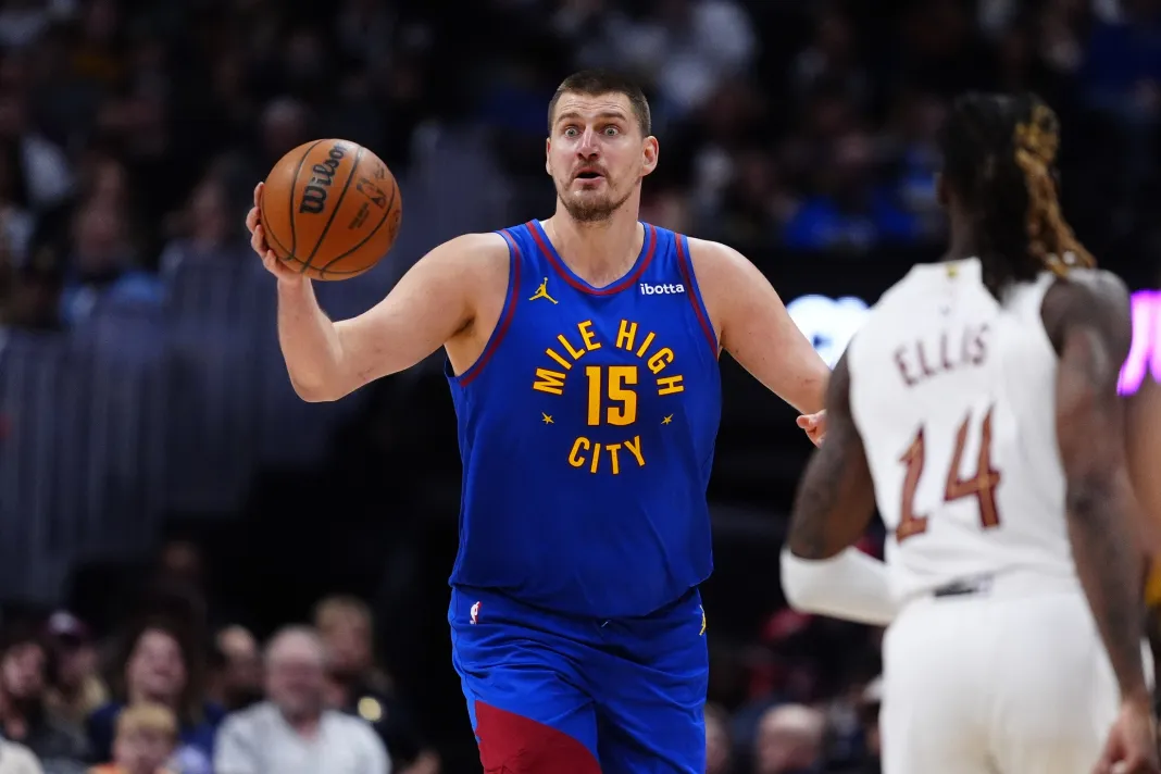 NBA: Cleveland Cavaliers at Denver Nuggets Nikola Jokic, Denver Nuggets, NBA