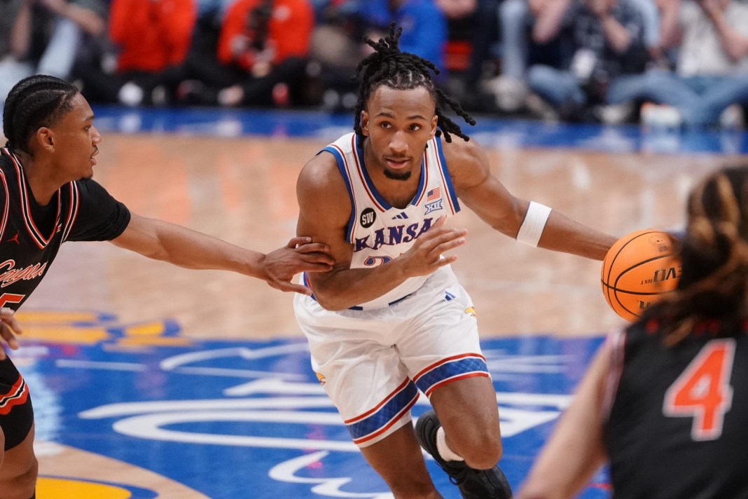 Kansas Jayhawks guard Darryn Peterson