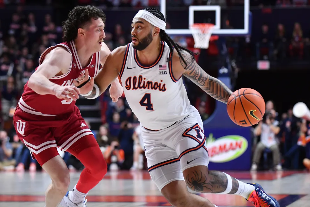 NCAA Basketball: Indiana at Illinois Illinois vs. Penn prediction