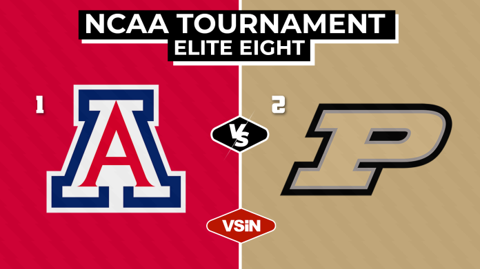 arizona vs purdue prediction elite eight picks