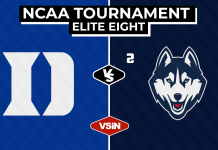 Elite Eight Picks: Duke vs. UConn Prediction & Preview Duke vs. UConn in Elite Eight of 2026 NCAA Tournament. March Madness.