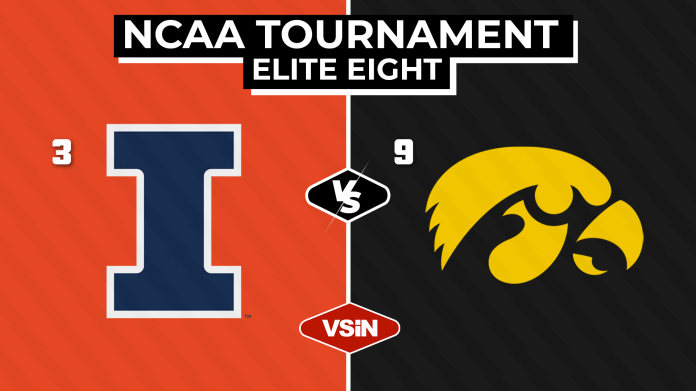 illinois vs. iowa prediction elite eight picks