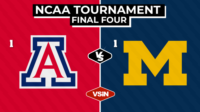 arizona vs. michigan prediction final four preview march madness picks