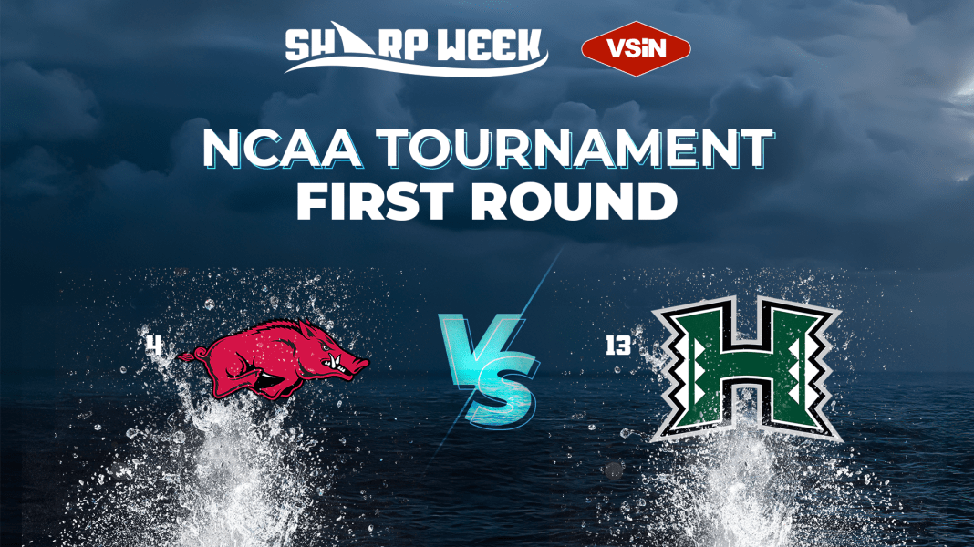 arkansas vs. hawaii prediction preview march madness picks