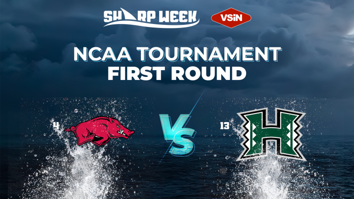 arkansas vs. hawaii prediction preview march madness picks