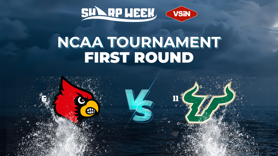 First Round Louisville v South Florida louisville vs. usf prediction preview march madness picks