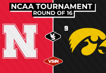 Nebraska vs. Iowa Prediction: NCAA Tournament South Region No. 4 vs. No. 9 March Madness Preview nebraska vs. iowa prediction sweet 16 preview march madness picks