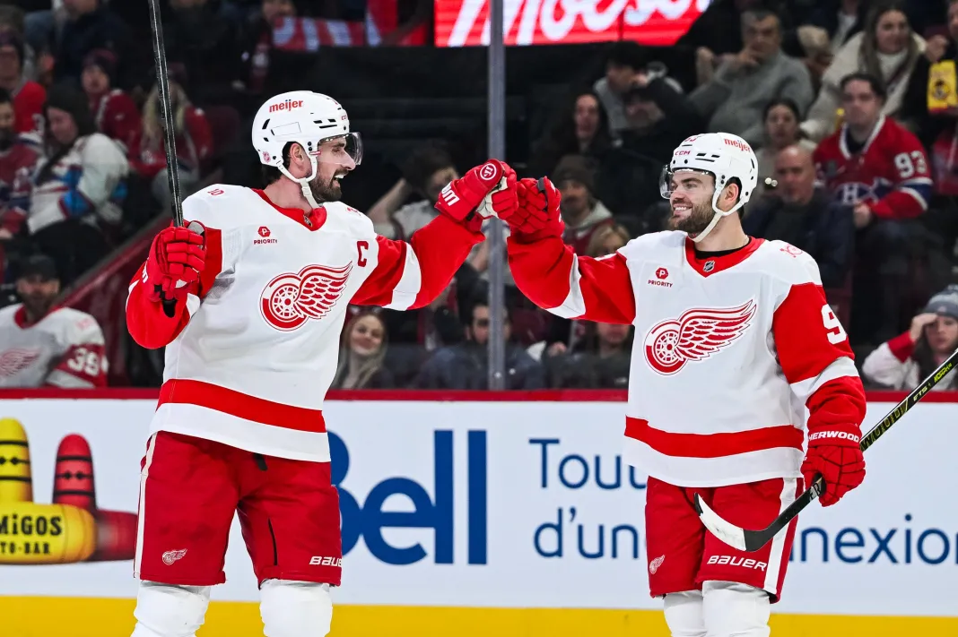 NHL: Detroit Red Wings at Montreal Canadiens Alex Debrincat, Detroit Red Wings, NHL
