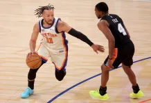 NBA Predictions Today: Best Bets and Player Props for Tuesday, March 3 Knicks star Jalen Brunson drives against the Spurs during the 2025-26 NBA season.