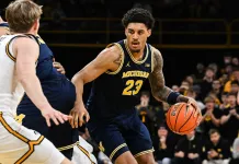 March Madness Picks: Tuley’s College Basketball Takes for Michigan vs. UConn Michigan star Yaxel Lendeborg looks to make a play against Iowa during the 2025-26 college basketball season.
