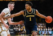 College Basketball Conference Tournament Betting Trends for Sunday, March 15 Trey McKenney, Michigan, college basketball