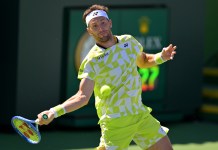 Indian Wells Best Bets Today: BNP Paribas Open tennis picks for Monday, March 9 Casper Ruud hits a forehand at the 2026 BNP Paribas Open at Indian Wells.