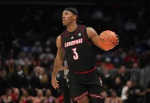 Louisville vs. South Florida: NCAA Tournament East Region No. 6 vs. No 11 March Madness Preview Louisville guard Ryan Conwell looks to make a play during the 2025-26 college basketball season.