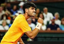 Tennis Best Bets Today: Indian Wells picks for Alcaraz vs. Medvedev & Sinner vs. Zverev Carlos Alcaraz celebrates a point against Cam Norrie during the 2026 BNP Paribas Open in Indian Wells.