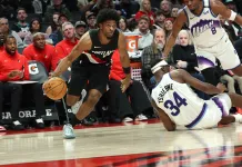NBA Player Prop Picks Today: Top Prop Bets for Wednesday, March 18 Blazers guard Scoot Henderson drives against the Jazz during the 2025-26 NBA season.