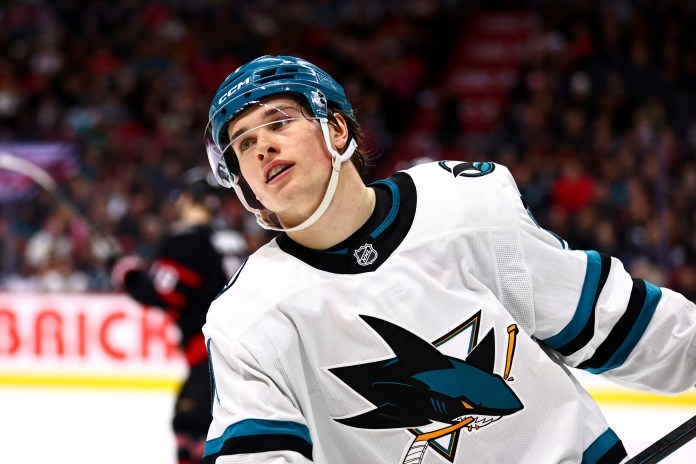 Macklin Celebrini, San Jose Sharks, NHL