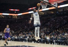 NBA Predictions Today: Best Bets and Player Props for Friday, March 20 Timberwolves forward Julius Randle dunks against the Jazz during the 2025-26 NBA season.
