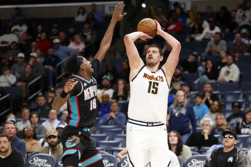 NBA: Denver Nuggets at Memphis Grizzlies Nikola Jokic, Denver Nuggets, NBA