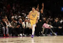 NBA Predictions Today: Best Bets and Player Props for Saturday, March 21 Lakers superstar Luka Doncic celebrates a shot against the Heat during the 2025-26 NBA season.