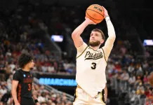 Steve Makinen’s Sweet 16 Team Ratings and Probabilities Braden Smith, Purdue, college basketball