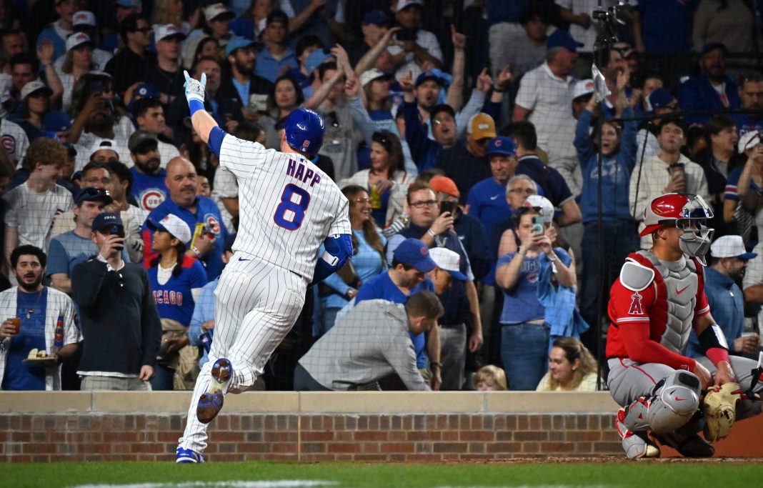 Ian Happ Chicago Cubs left fielder