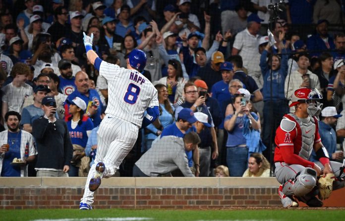 Ian Happ Chicago Cubs left fielder