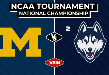 National Championship Picks: Michigan vs. UConn Prediction & Preview Michigan vs. UConn in the national championship in the 2026 NCAA Tournament. March Madness.