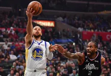 Clippers vs. Warriors Picks: NBA Play-In Tournament Western Conference No. 9 vs. No. 10 preview and predictions Warriors star Stephen Curry looks to score against Clippers star Kawhi Leonard.