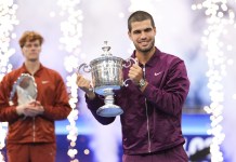 Carlos Alcaraz vs. Jannik Sinner: Rolex Monte-Carlo Masters odds, preview, and best bets Jannik Sinner watches Carlos Alcaraz celebrate at the 2025 US Open.