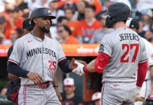 MLB Player Prop Picks Today: Top Prop Bets for Thursday, April 2 Twins star Byron Buxton celebrates against the Orioles in 2026.