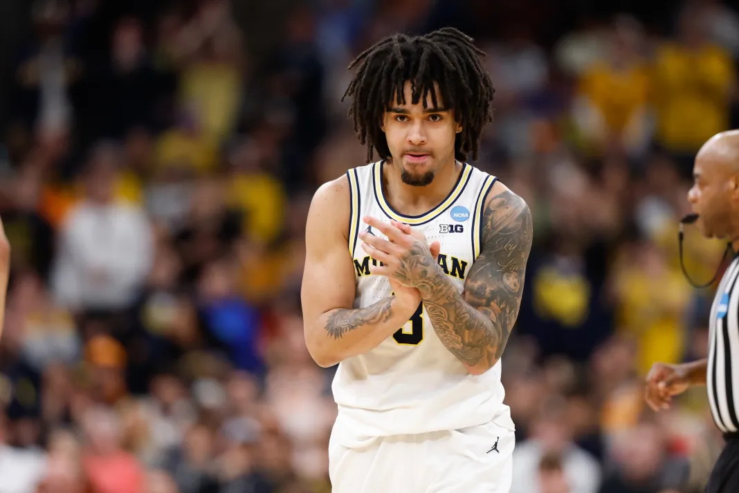 NCAA Basketball: NCAA Tournament Elite Eight-Midwest Regional-Tennessee at Michigan Elliot Cadeau, Michigan