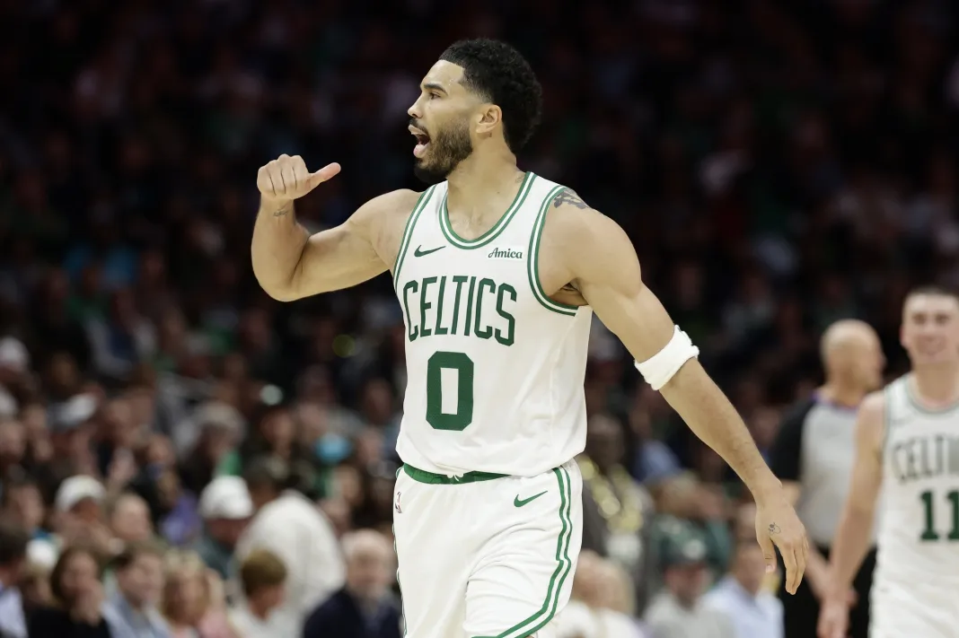 NBA: Boston Celtics at Charlotte Hornets Jayson Tatum, Boston Celtics, NBA