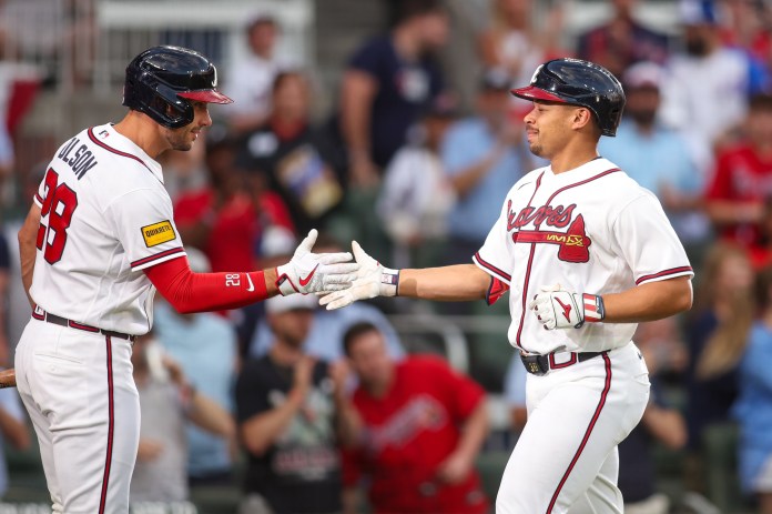 Braves catcher Drake Baldwin