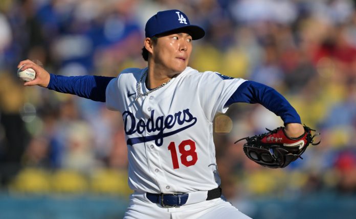 Yoshinobu Yamamoto Los Angeles Dodgers pitcher