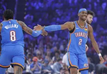 2025-26 NBA Playoff Series Preview: Thunder vs. Suns Prediction Thunder stars Shai Gilgeous-Alexander and Jalen Williams