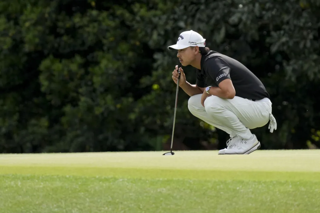PGA: Masters Tournament - Practice Round masters first round leader min woo lee