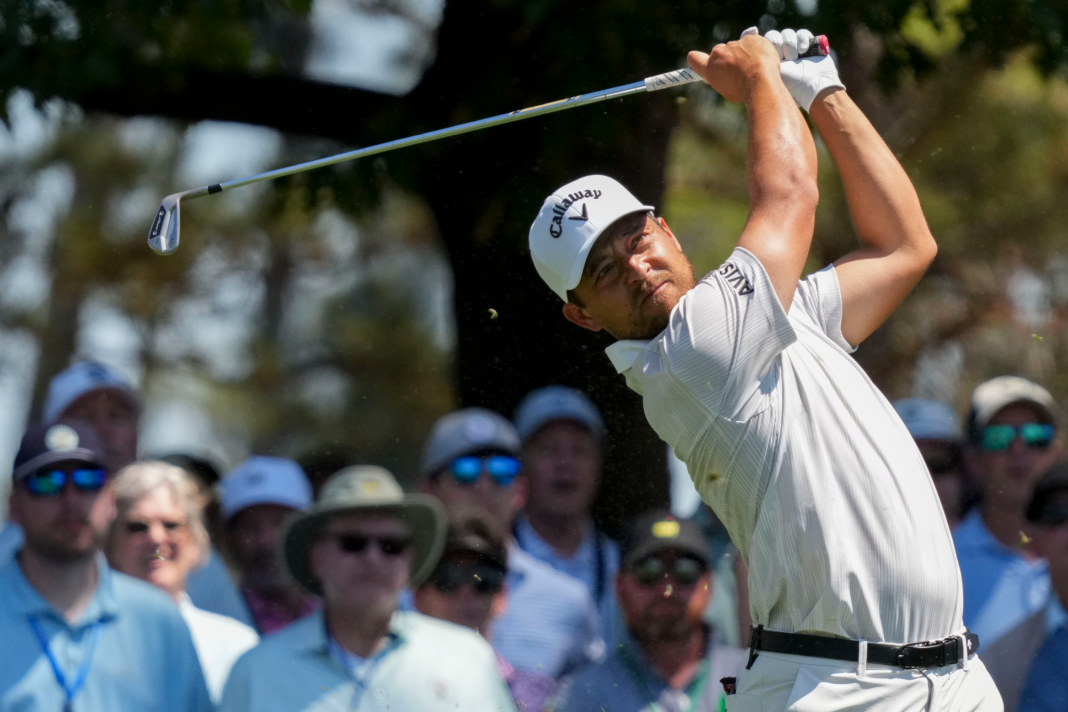 PGA: Masters Tournament - Third Round Xander Schauffele PGA Tour golfer