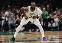 2025-26 NBA Playoffs Predictions Today: Best Bets and Player Props – April 21 Celtics star Jaylen Brown versus the 76ers in the 2025-26 NBA Playoffs.