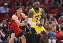 2025-26 NBA Playoffs Predictions Today: Best Bets and Player Props – April 29 Lakers star LeBron James looks to score on Reed Sheppard in the 2025-26 NBA Playoffs.