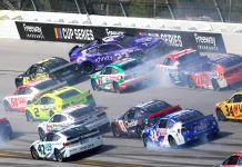 NASCAR Wurth 400 Predictions: Top 5 Picks and Best Long Shots Multiple vehicles during NASCAR race at Talladega
