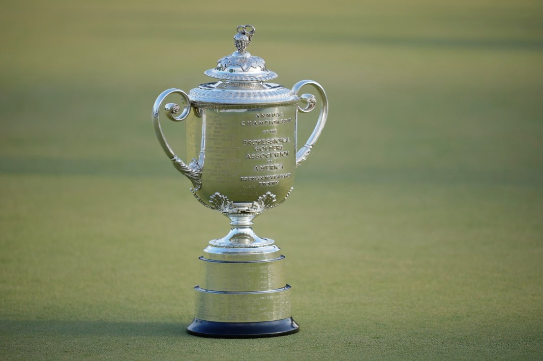 pga championship final round wanamaker trophy