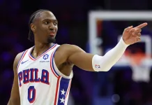2025-26 NBA Playoffs Predictions Today: Best Bets and Player Props – May 4 Sixers star Tyrese Maxey points against the Celtics during the 2025-26 NBA Playoffs.