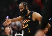 2025-26 NBA Playoffs Predictions Today: Best Bets and Player Props – May 7 James Harden reacts to a basket against the Raptors during the 2025-26 NBA Playoffs.
