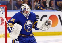 NHL Predictions: Expert Picks on Sunday, May 10 Alex Lyon, Buffalo Sabres, NHL