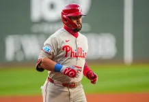 Steve Makinen’s MLB Picks from Betting Splits and Systems for Wednesday, May 13 Kyle Schwarber, Philadelphia Phillies, MLB