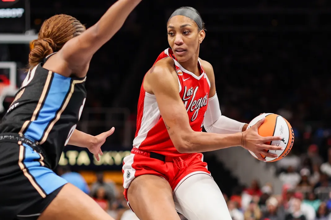 WNBA: Las Vegas Aces at Atlanta Dream A'ja Wilson, Las Vegas Aces, WNBA