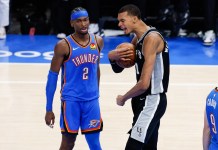 Thunder vs. Spurs Game 3 Pick: 2025-26 NBA Playoffs Predictions and Odds Spurs star Victor Wembanyama and Thunder star Shai Gilgeous-Alexander in the 2025-26 NBA Playoffs