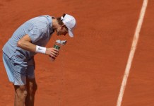 Jannik Sinner loses to Juan Manuel Cerundolo in historic upset at 2026 French Open Jannik Sinner pours water on himself in his match against Juan Manuel Cerundolo at the 2026 French Open.