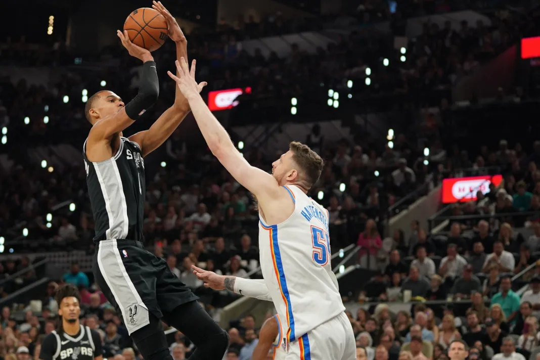 NBA: Playoffs-Oklahoma City Thunder at San Antonio Spurs San Antonio Spurs, Oklahoma City Thunder, NBA